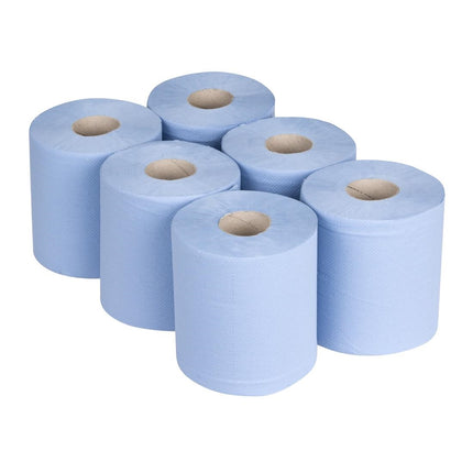 Jantex Blue 2-Ply Centrefeed Hand Towel Rolls 120m | 6 Rolls 3