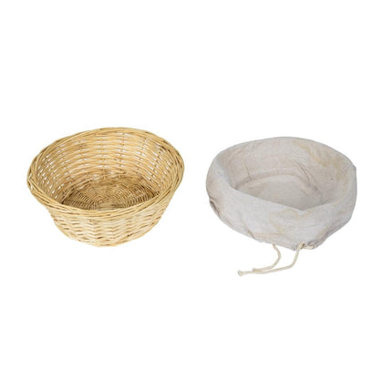 Round Bread Basket with Removable Liner | Olympia 5
