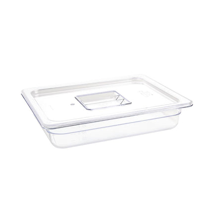 Polycarbonate 1/2 Gastronorm Container 65mm | Vogue | Transparent 2