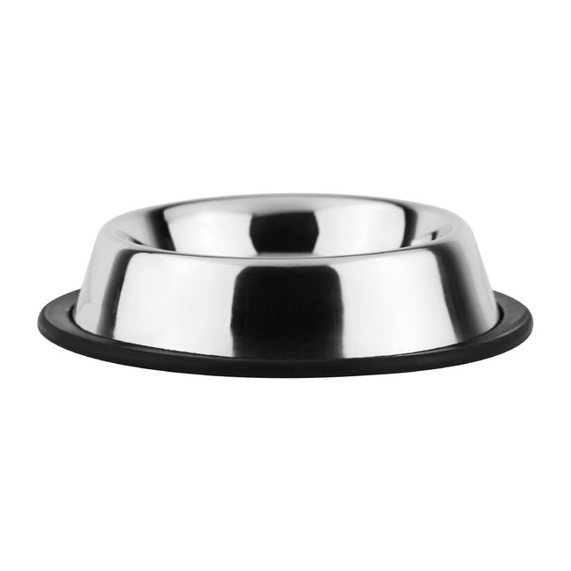 Small Stainless Steel Dog Bowl with Non-Slip Base | Bolero | 150 mm 2
