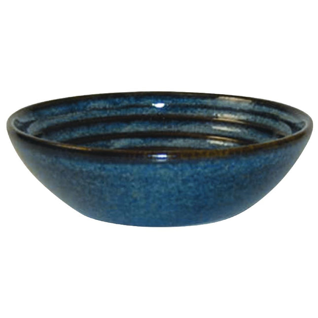 Sapphire Blue Ripple Dip Bowl 142ml | Churchill Bit on the Side | Set of 12