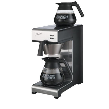 Manual Coffee Maker with Warm Plates and Stainless Steel Filter | Bravilor Bonamat Mondo 1.7L 4