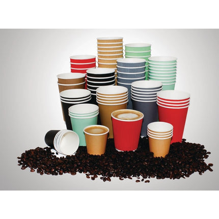 Recyclable Single-Wall Coffee Cups Turquoise 340ml | Fiesta | 1000 pcs 6