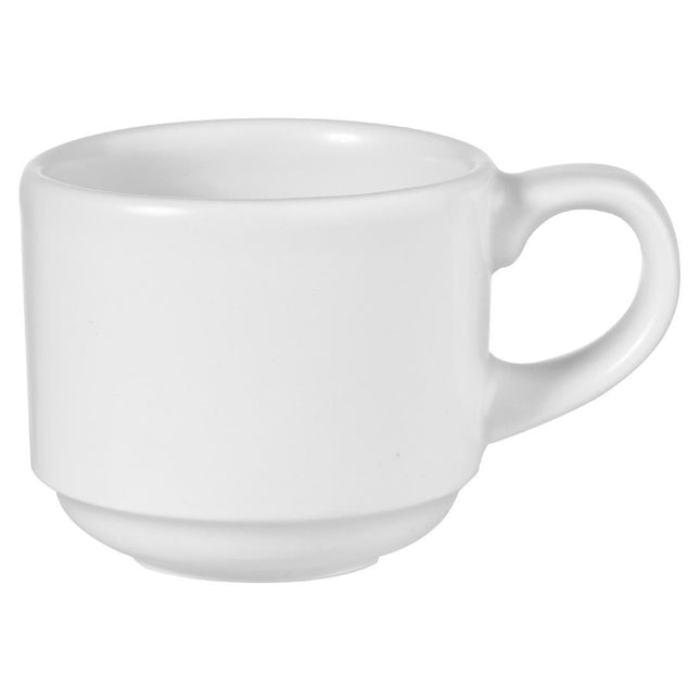 White Stackable Cup 85ml | Churchill