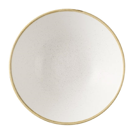 Stonecast Barley White Deep Coupe Bowl 22cm | Churchill