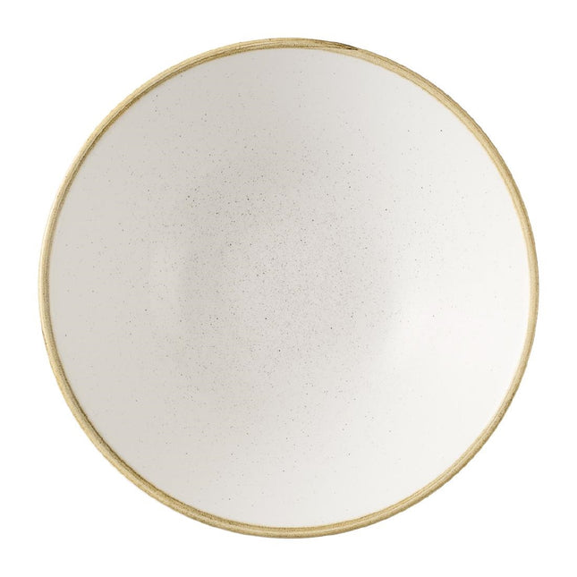 Stonecast Barley White Deep Coupe Bowl 22cm | Churchill