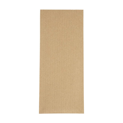 Cutlery Pouch with White Napkin | Europochette Brown 4
