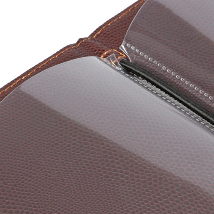 Synthetic Leather Menu Holder A5 Burgundy | Securit Trendy 6