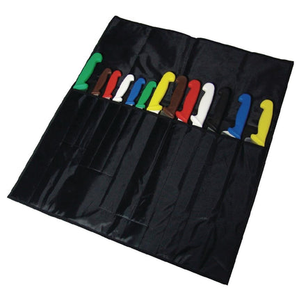 Vogue Nylon Knife Roll Bag with 13 Slots | Reinforced Back 4