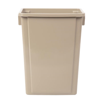 Beige Recycling Waste Bin 56L
