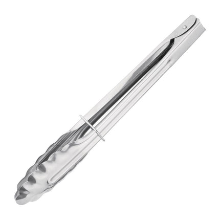 Catering Tongs 245mm with Lock | Nisbets Essentials 3