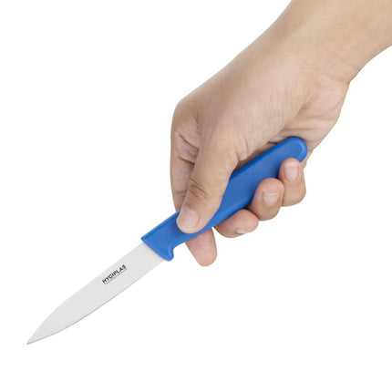 Paring Knife 7.5cm Blue Handle | Hygiplas 2