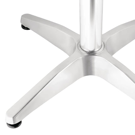 Aluminium Table with Stainless Steel Top 60cm | Bolero 4