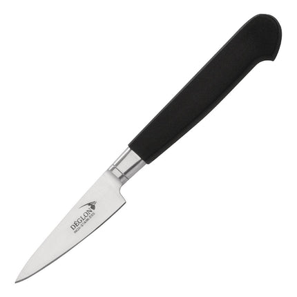 Professional Paring Knife 7.5cm with Black Plastic Handle | Deglon Sabatier