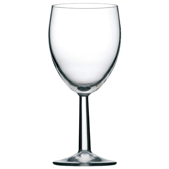 Utopia Saxon Blown Wine Glasses 340 ml with CE Markings | Pack of 48