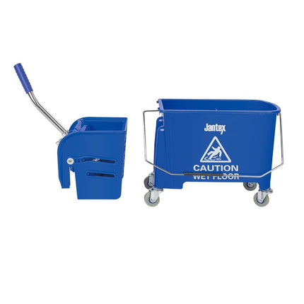 Kentucky Mop Bucket with Wringer 20L | Jantex | Blue 3