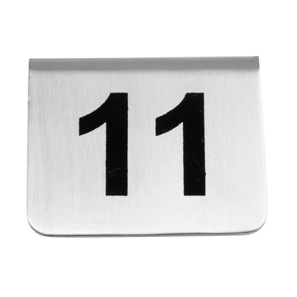 Stainless Steel Table Numbers 11-20 | Olympia | 10 Pieces 2