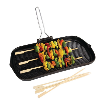 Compostable Bamboo Paddle Skewers 21 cm | Fiesta 2