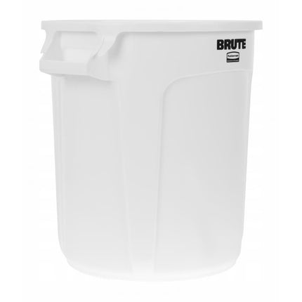 Rubbermaid Brute Round Container White 37.9L 4