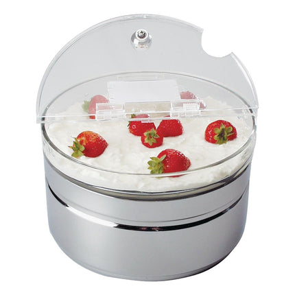 Chilled Round Display Container with Lid 2.5L | APS 2