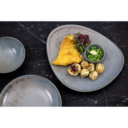 Blue Triangular Dipping Bowls 78mm | Olympia Ember Collection 7