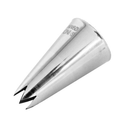 Stainless Steel Star Tip Piping Nozzle 9mm | Schneider 3