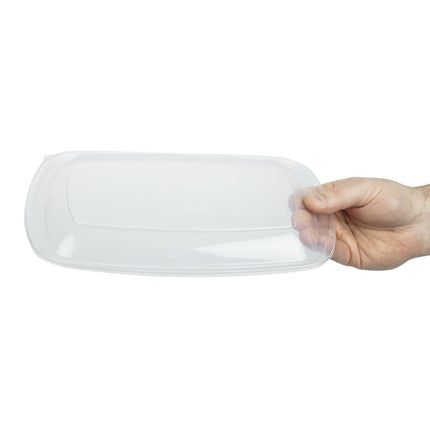 Fastpac Large Rectangular Food Container Lids | Microwave Safe 3