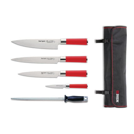 5-Piece Precision Knife Set with Case | Dick Red Spirit