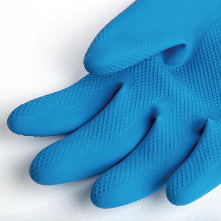 Waterproof Heavy-Duty Work Gloves Blue and Yellow | MAPA Alto 405 | M 3