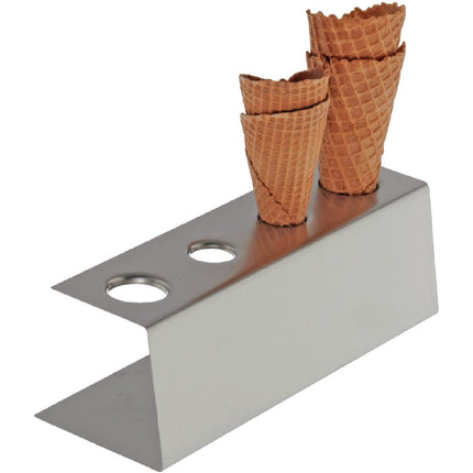Stainless Steel Ice Cream Cone Holder | APS 6