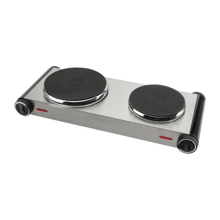 Double Hotplate with Stainless Steel Housing | Tristar KP-6248 2