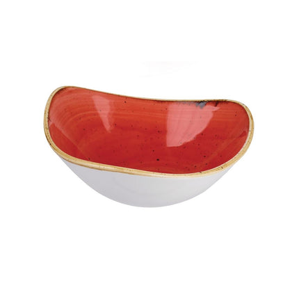 Stonecast Berry Red Lotus Bowl 22.9cm | Churchill 2