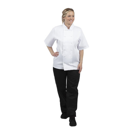 Unisex Short Sleeve Chef Jacket White S | Whites Boston 4