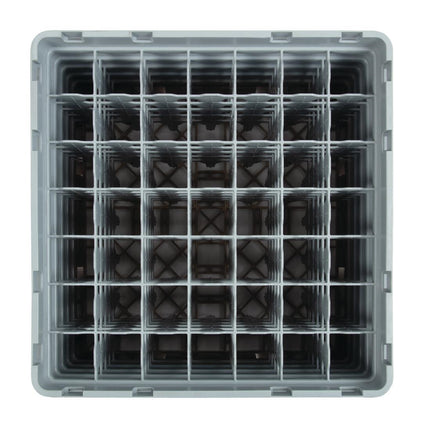Dishwasher Rack with 49 Compartments, Max Glass Height 25.7cm | Cambro Camrack 4
