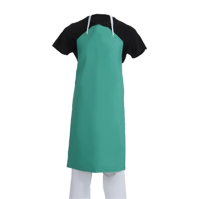 PVC Nylon Halter Apron Green | Whites | 105x90 cm