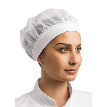 Nylon Chef Cap with Elastic Band | Whites 5