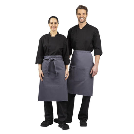 Standard Grey Bib Apron | Whites 5