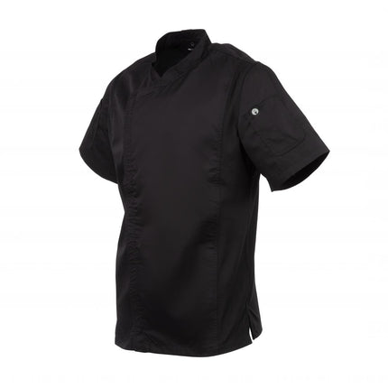 Unisex Chef Jacket with Zipper and Cool Vent Panels | Chef Works Springfield | Black | L 7