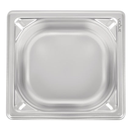 Stainless Steel GN 1/6 Container 65mm Depth | Vogue | 176x162mm 4