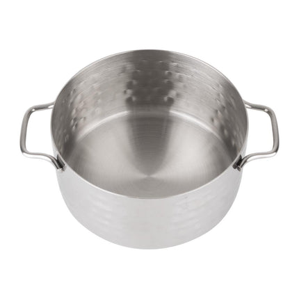 Mini Hammered Steel Table Presentation Casserole 460ml | Olympia 3