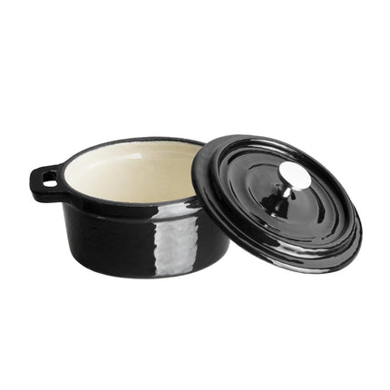Cast Iron Mini Round Casserole 7.5cm Height x 10cm Diameter | Vogue 3