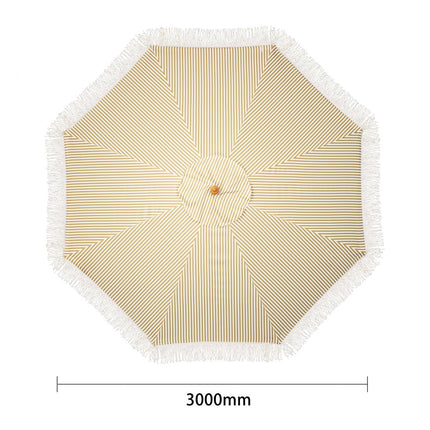 Sicilië Round Striped Parasol 2.5 m Diameter | Bolero 2