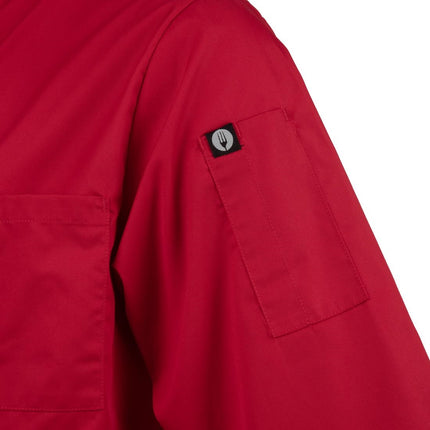 Unisex Red Chef Jacket with Double Button Closure | Chef Works | Size L 5
