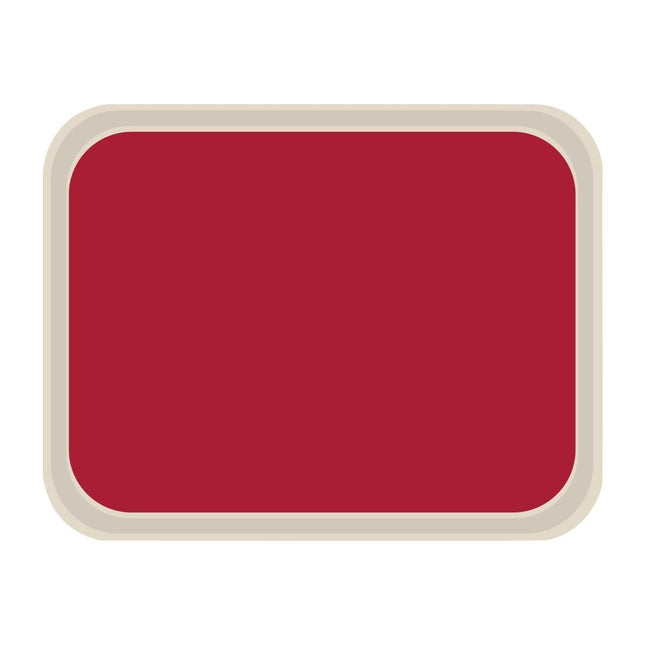 Roltex America Polyester Serving Tray Red 46x36cm
