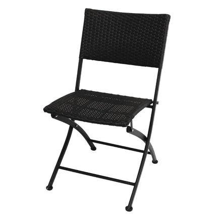 Foldable Rattan Style Chairs | Bolero | Set of 2 2