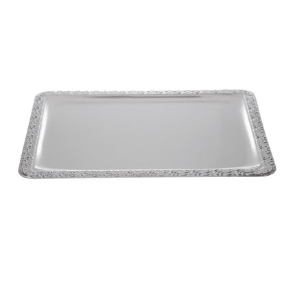 Stainless Steel Serving Platter with Decorative Edge 42x31cm | APS 2