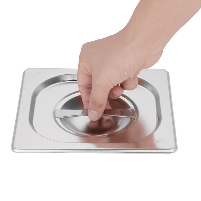 Stainless Steel Gastronorm Lid GN 1/6 | Vogue 2