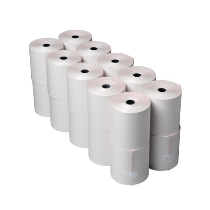 3-Ply Thermal Receipt Paper Rolls White/Pink/Yellow | Olympia | 75 x 70 mm 3