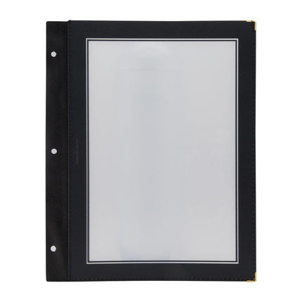 Securit A4 Extra Menu Sleeves Black | Set of 5