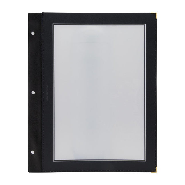 Securit A4 Extra Menu Sleeves Black | Set of 5